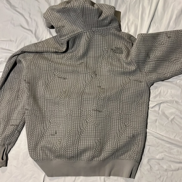 TNF Full Zip Hooded Sweatshirt w/pockets, Thumb slot, and double-lined hood - Picture 6 of 7